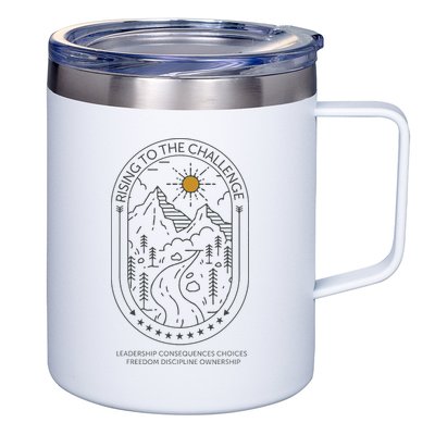Classical Conversations Rising To The Challenge Mom 12oz Stainless Steel Coffee Mug