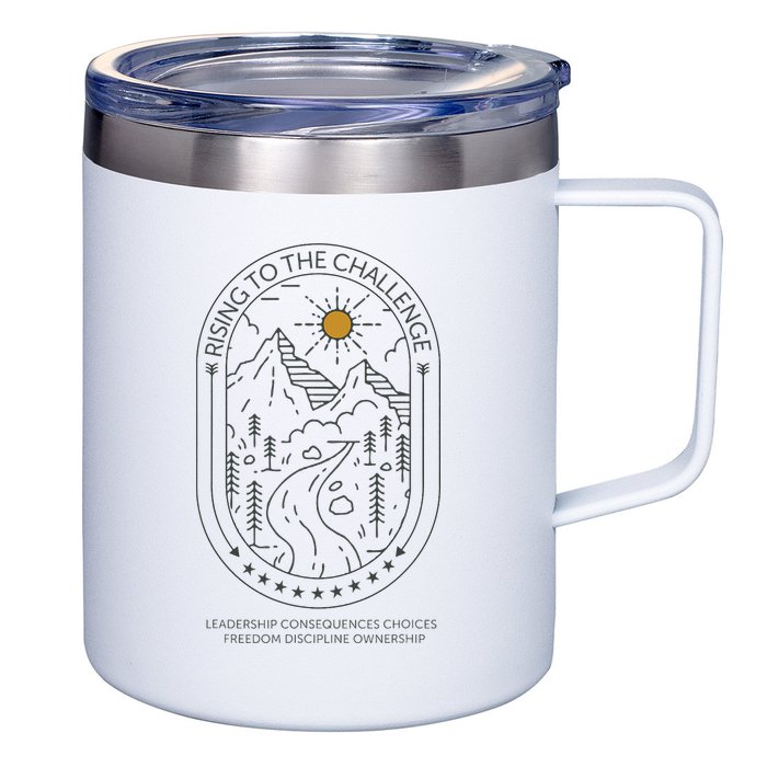 Classical Conversations Rising To The Challenge Mom 12oz Stainless Steel Coffee Mug