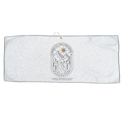 Classical Conversations Rising To The Challenge Mom Large Microfiber Waffle Golf Towel