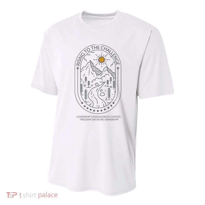 Classical Conversations Rising To The Challenge Mom Youth Performance Sprint T-Shirt