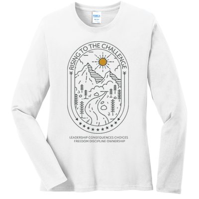 Classical Conversations Rising To The Challenge Mom Ladies Long Sleeve Shirt