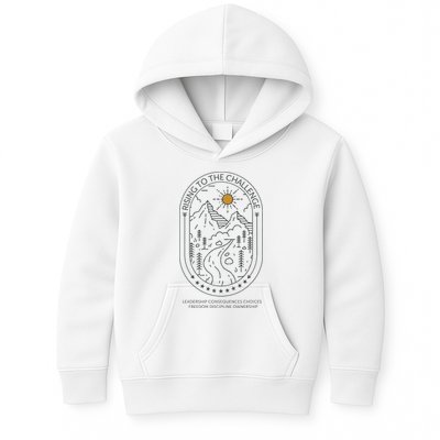 Classical Conversations Rising To The Challenge Mom Kids Hoodie