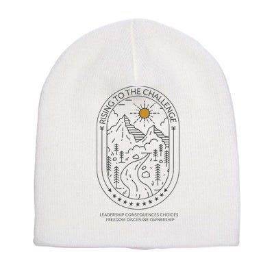 Classical Conversations Rising To The Challenge Mom Short Acrylic Beanie