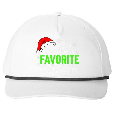 Christmas Cashier Retail Worker Mom Xmas Santa Holiday Gifts Snapback Five-Panel Rope Hat