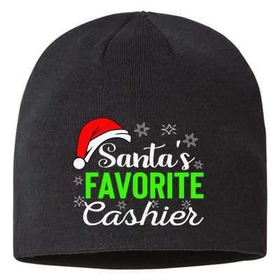 Christmas Cashier Retail Worker Mom Xmas Santa Holiday Gifts Sustainable Beanie