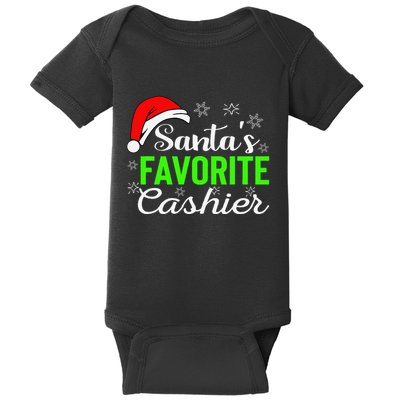 Christmas Cashier Retail Worker Mom Xmas Santa Holiday Gifts Baby Bodysuit