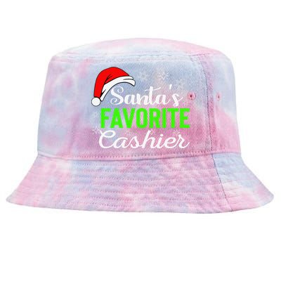 Christmas Cashier Retail Worker Mom Xmas Santa Holiday Gifts Tie-Dyed Bucket Hat