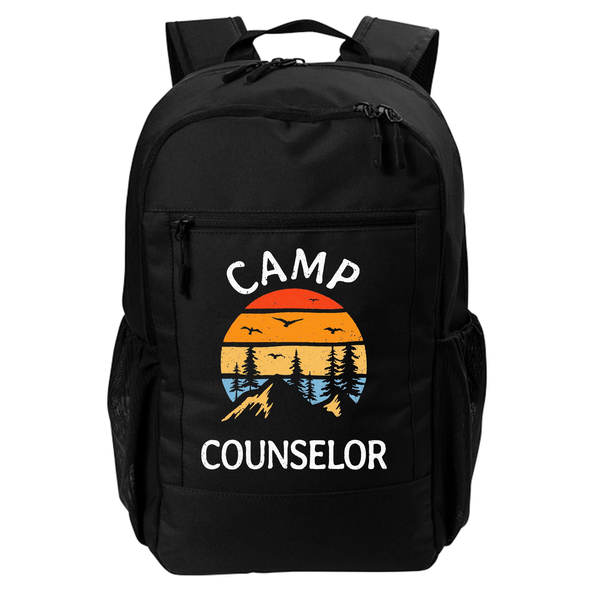 Camp Counselor Retro Summer Director Camper Staff Camping Backpack
