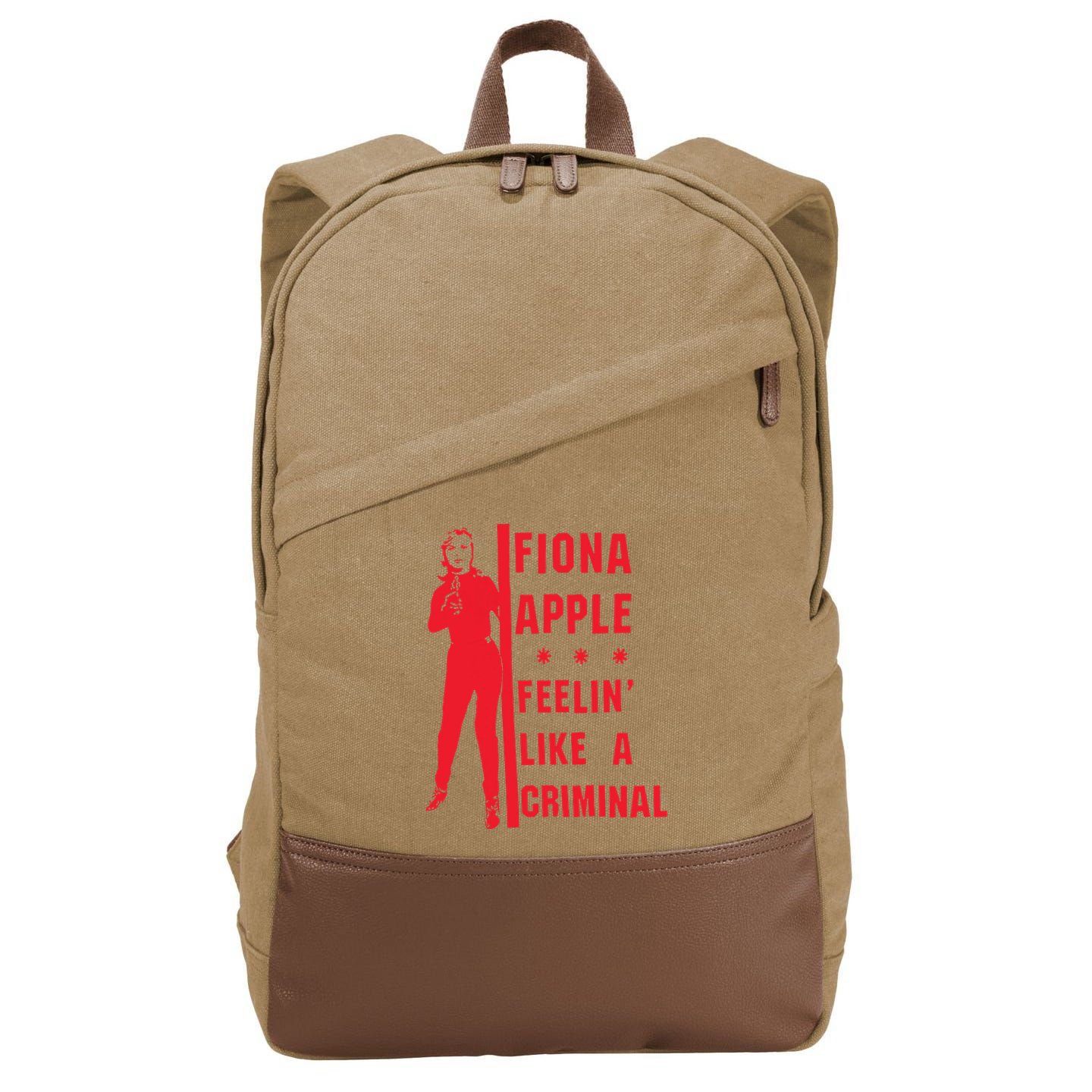 Criminal Cotton Canvas Backpack
