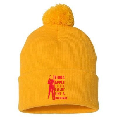 Criminal Pom Pom 12in Knit Beanie