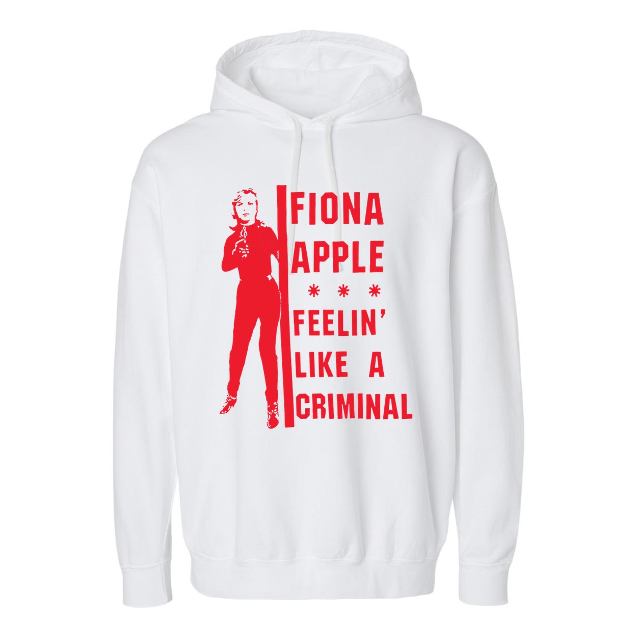 Criminal Garment-Dyed Fleece Hoodie