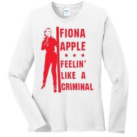 Criminal Ladies Long Sleeve Shirt