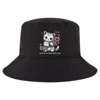 Cute Cat Rage Consumes Me Funny Sarcastic Kitten Flower Cool Comfort Performance Bucket Hat