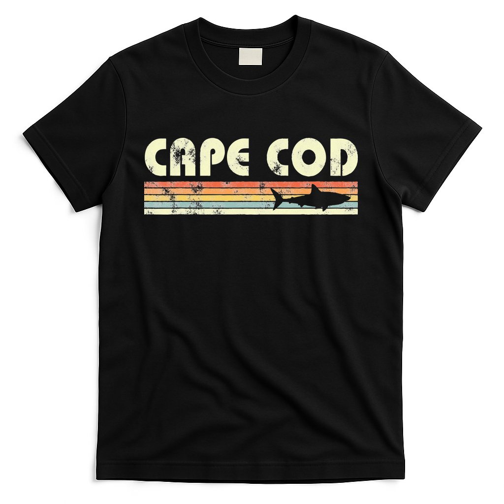 Cape Cod Retro Style with Shark graphic T-Shirt