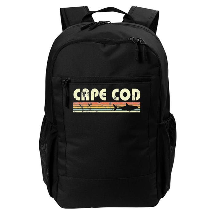 Cape Cod Retro Style with Shark graphic Daily Commute Backpack