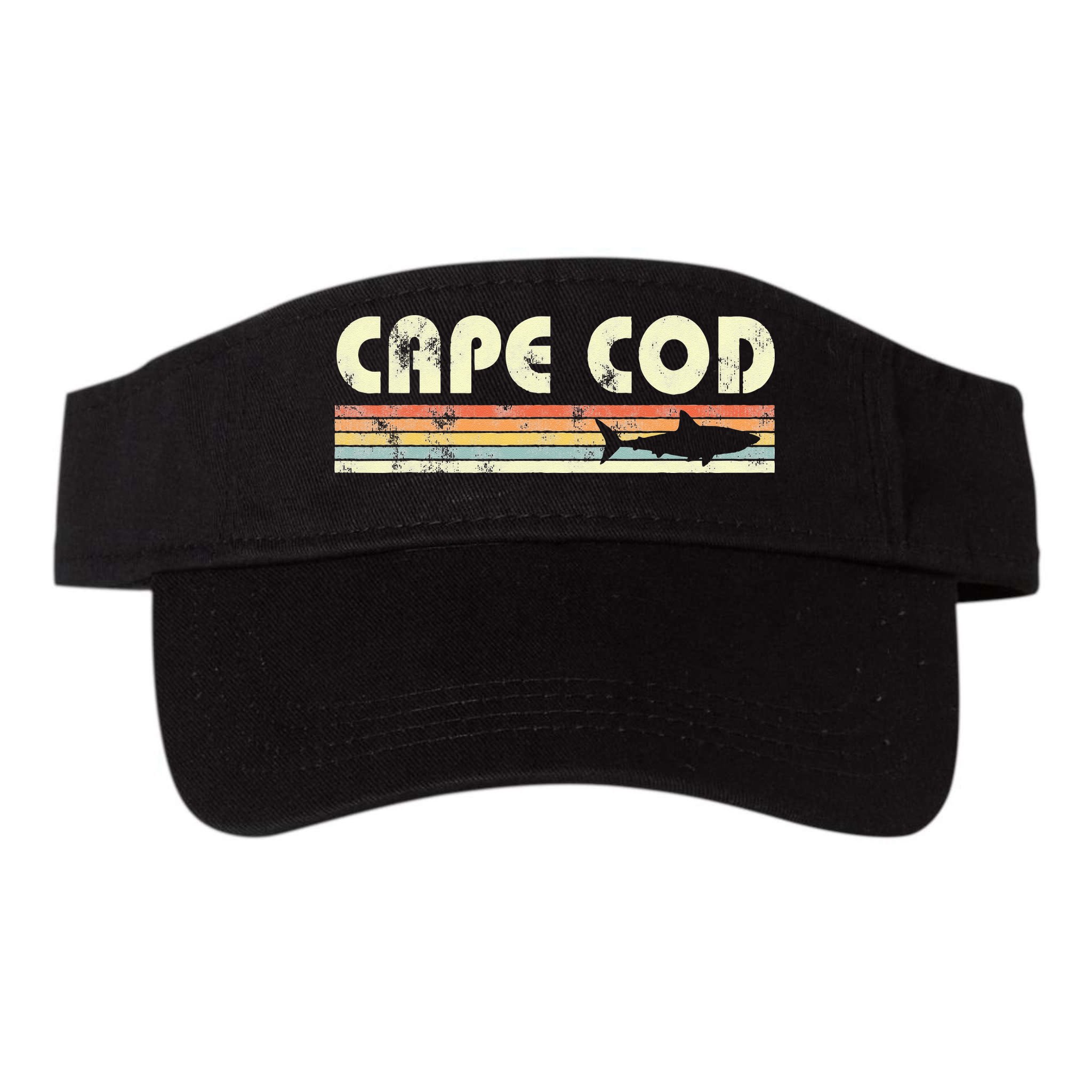 Cape Cod Retro Style with Shark graphic Visor