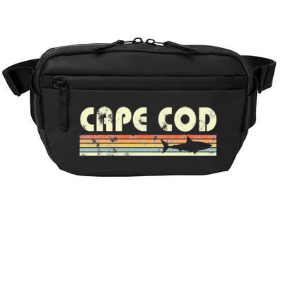 Cape Cod Retro Style with Shark graphic Crossbody Pack