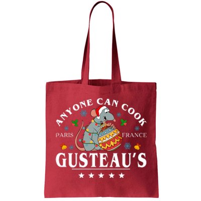 Christmas Chef Remy Anyone Can Cook Christmas Chef Mouse Tote Bag