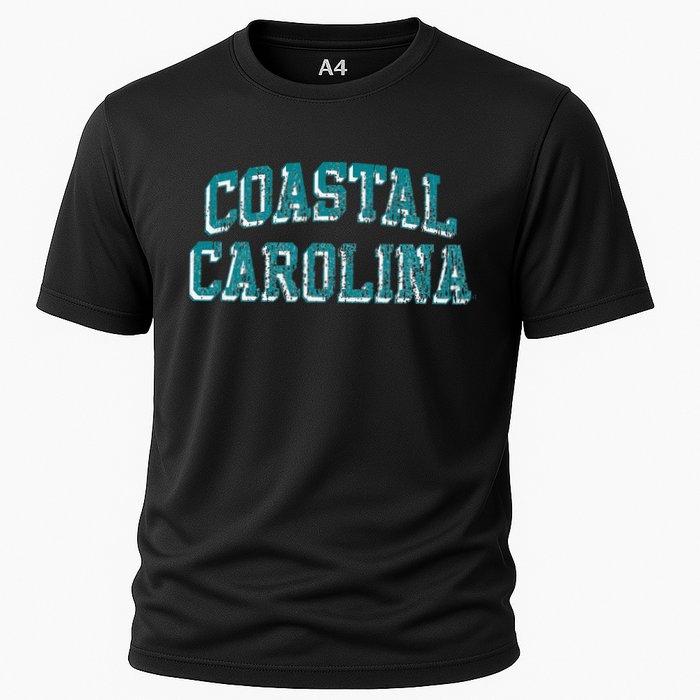 Coastal Carolina Retro Arch Logo Cooling Performance Crew T-Shirt