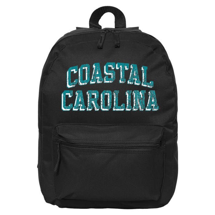 Coastal Carolina Retro Arch Logo 16 in Basic Backpack