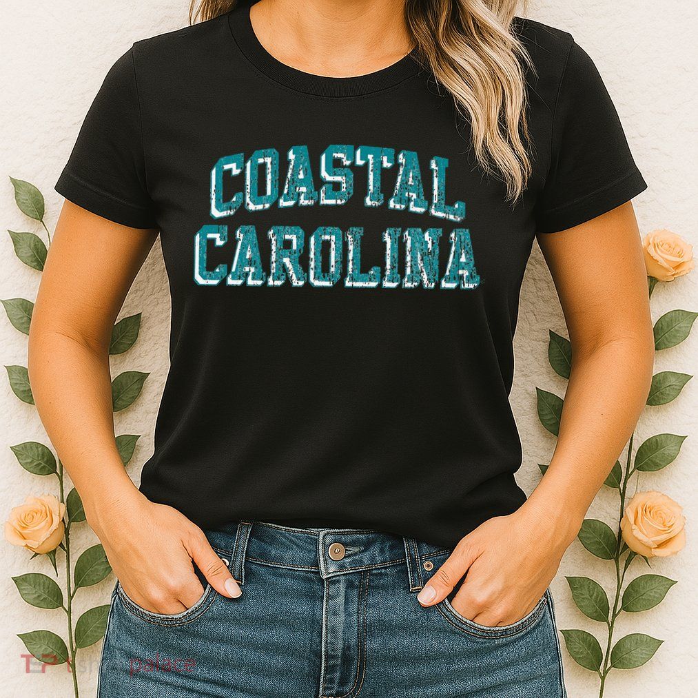 Coastal Carolina Retro Arch Logo Womens T-Shirt