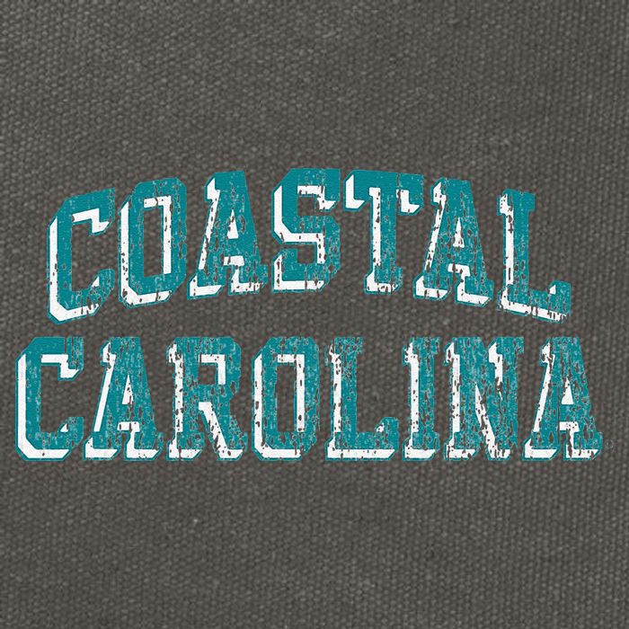 Coastal Carolina Retro Arch Logo Cotton Canvas Backpack