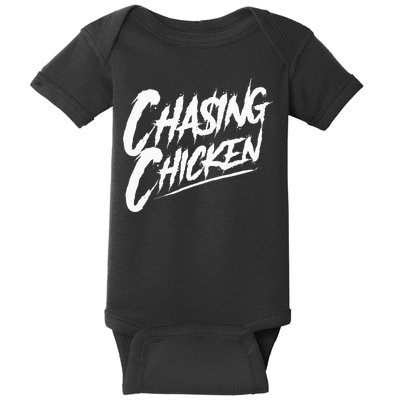 Chasing Chicken Rap Get Money Chasing Chicken Baby Bodysuit