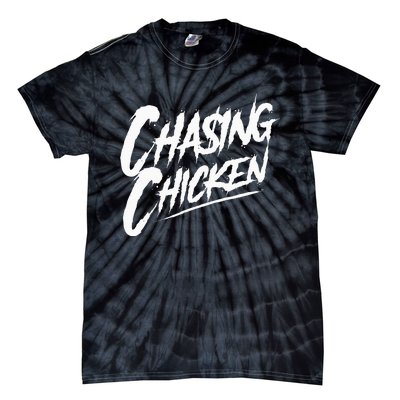 Chasing Chicken Rap Get Money Chasing Chicken Tie-Dye T-Shirt