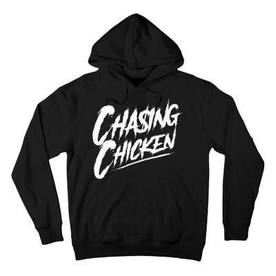 Chasing Chicken Rap Get Money Chasing Chicken Tall Hoodie