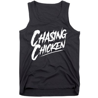 Chasing Chicken Rap Get Money Chasing Chicken Tank Top