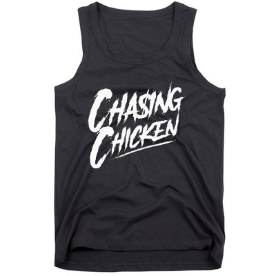 Chasing Chicken Rap Get Money Chasing Chicken Tank Top