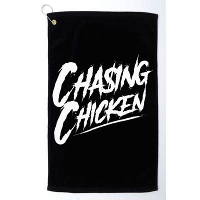 Chasing Chicken Rap Get Money Chasing Chicken Golf Towel