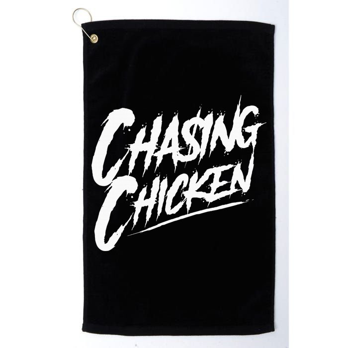 Chasing Chicken Rap Get Money Chasing Chicken Golf Towel
