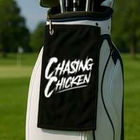 Chasing Chicken Rap Get Money Chasing Chicken Golf Towel