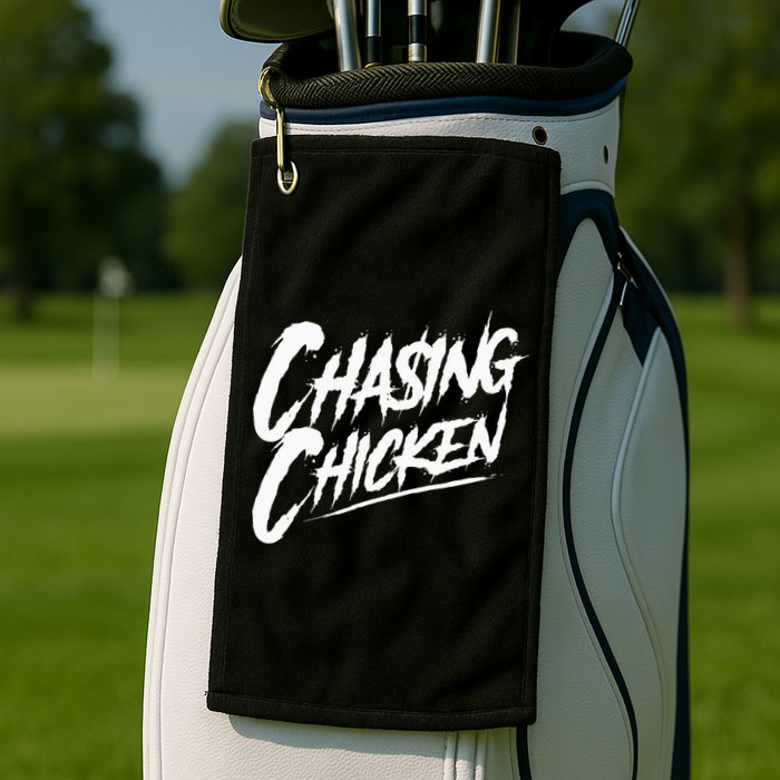 Chasing Chicken Rap Get Money Chasing Chicken Golf Towel