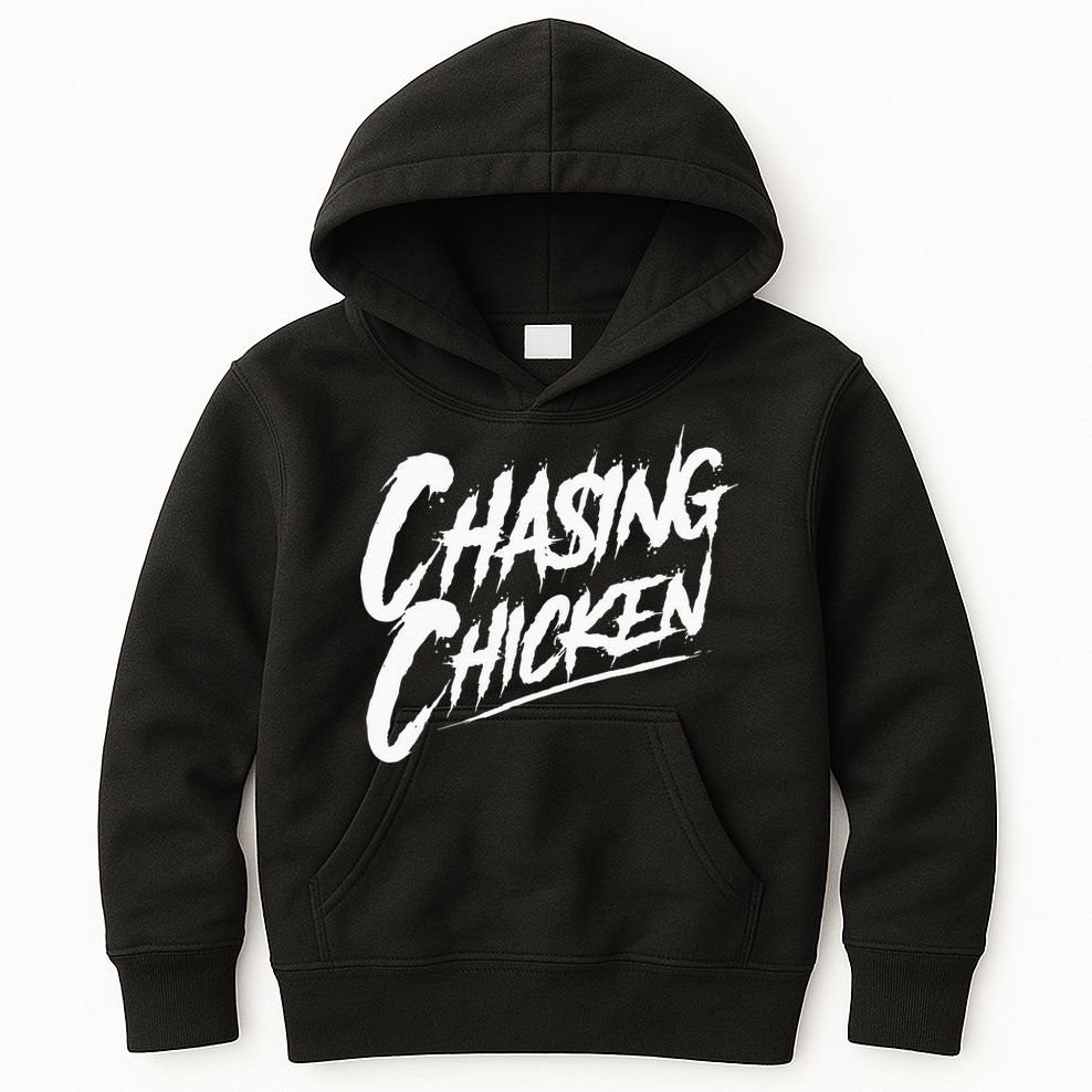 Chasing Chicken Rap Get Money Chasing Chicken Kids Hoodie