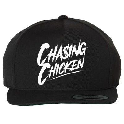 Chasing Chicken Rap Get Money Chasing Chicken Wool Snapback Cap
