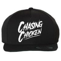 Chasing Chicken Rap Get Money Chasing Chicken Wool Snapback Cap