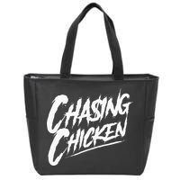 Chasing Chicken Rap Get Money Chasing Chicken Zip Tote Bag