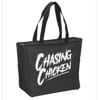 Chasing Chicken Rap Get Money Chasing Chicken Zip Tote Bag