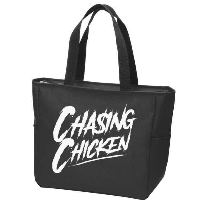 Chasing Chicken Rap Get Money Chasing Chicken Zip Tote Bag