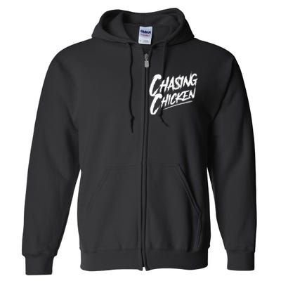 Chasing Chicken Rap Get Money Chasing Chicken Full Zip Hoodie