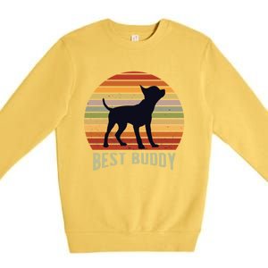 ChihuahueñO Chihuahua Retro Gift Premium Crewneck Sweatshirt