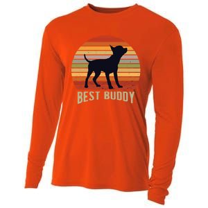 ChihuahueñO Chihuahua Retro Gift Cooling Performance Long Sleeve Crew