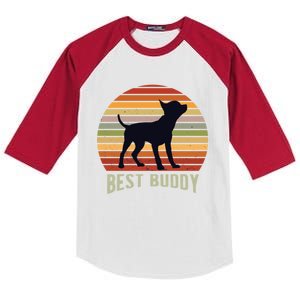 ChihuahueñO Chihuahua Retro Gift Kids Colorblock Raglan Jersey