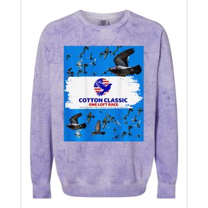 Cotton Classic Racing Pigeons One Loft Race Colorblast Crewneck Sweatshirt