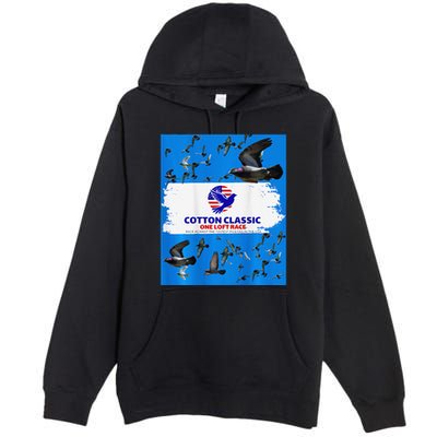 Cotton Classic Racing Pigeons One Loft Race Premium Pullover Hoodie