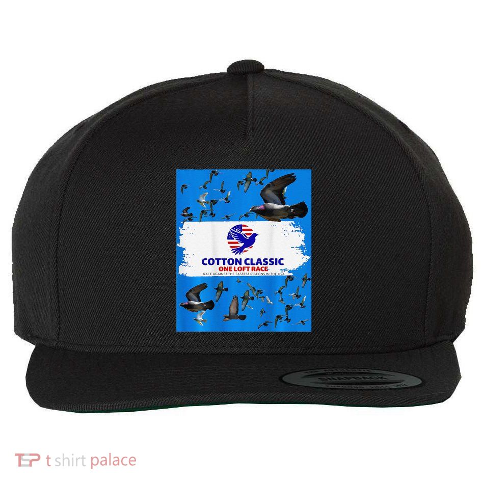 Cotton Classic Racing Pigeons One Loft Race Wool Snapback Cap