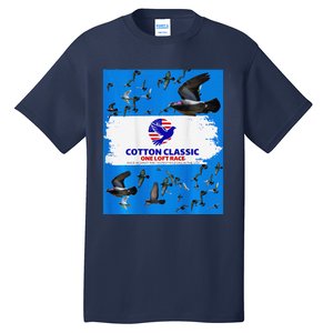 Cotton Classic Racing Pigeons One Loft Race Tall T-Shirt