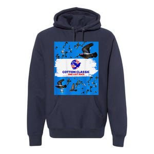 Cotton Classic Racing Pigeons One Loft Race Premium Hoodie